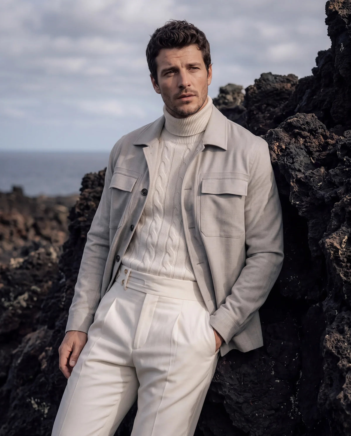 Pure Italian Style Jacket, Men Clothing