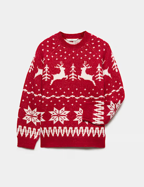 Knitted Fairisle Jumper (6-16 Yrs)