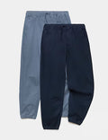 2 Pack Pure Cotton Ripstop Joggers